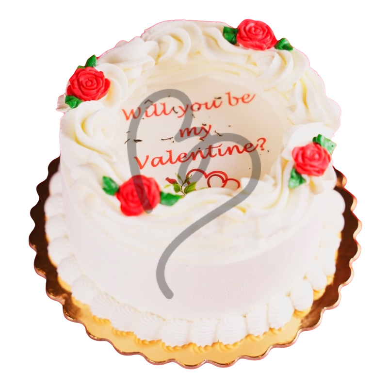 Valentine Burn Cake