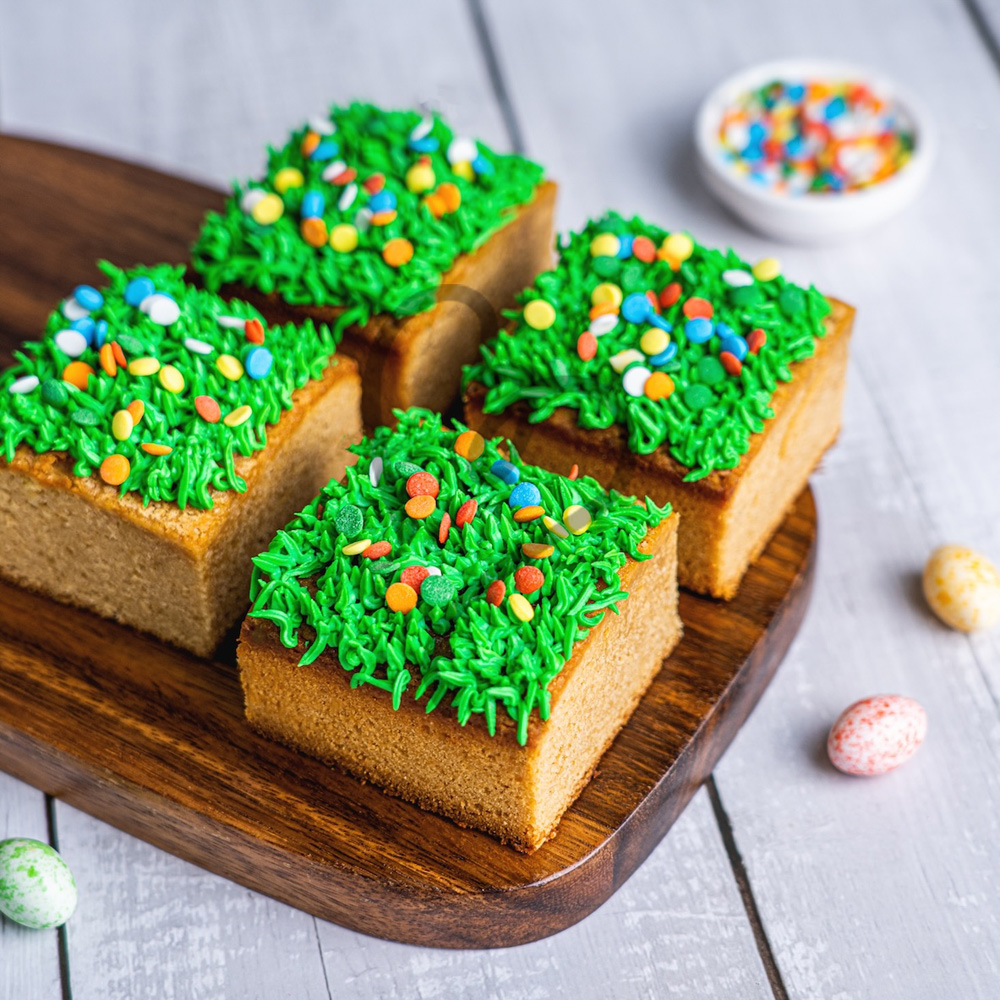 White Chocolate Easter Blondies