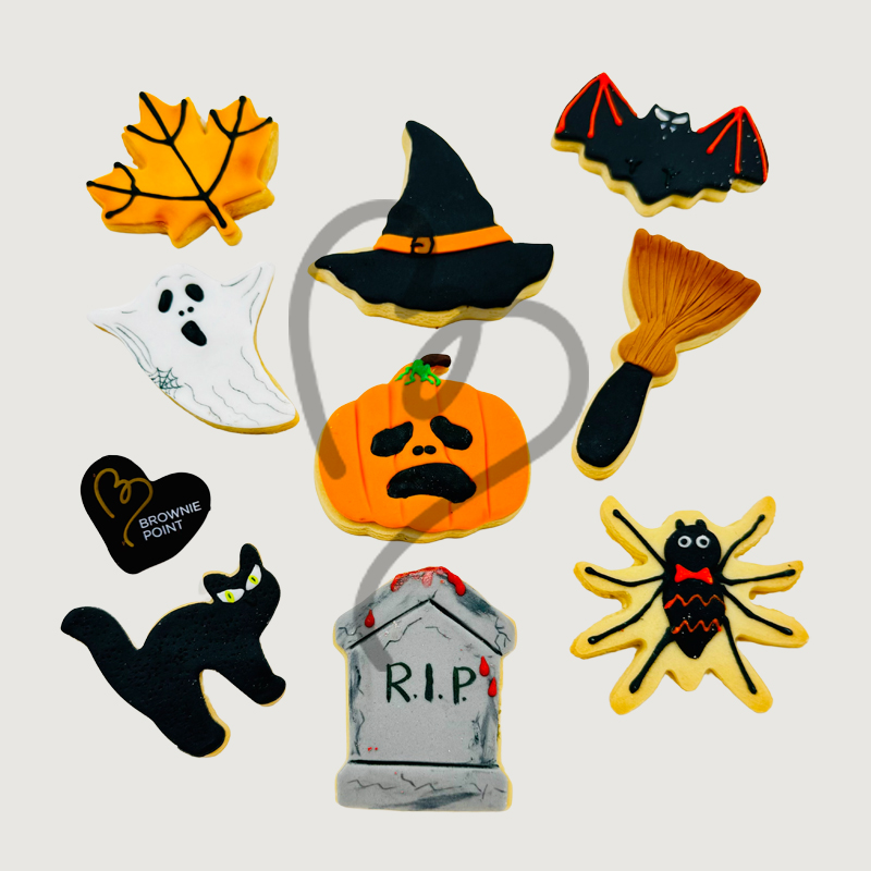 Halloween Cookies Pack of 9