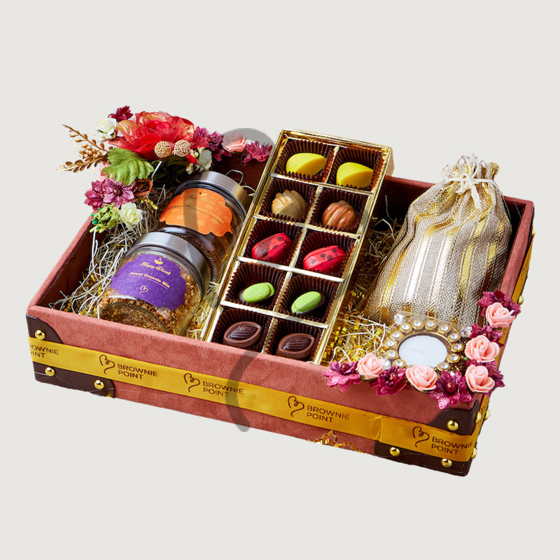Pink Suede Gift Hamper