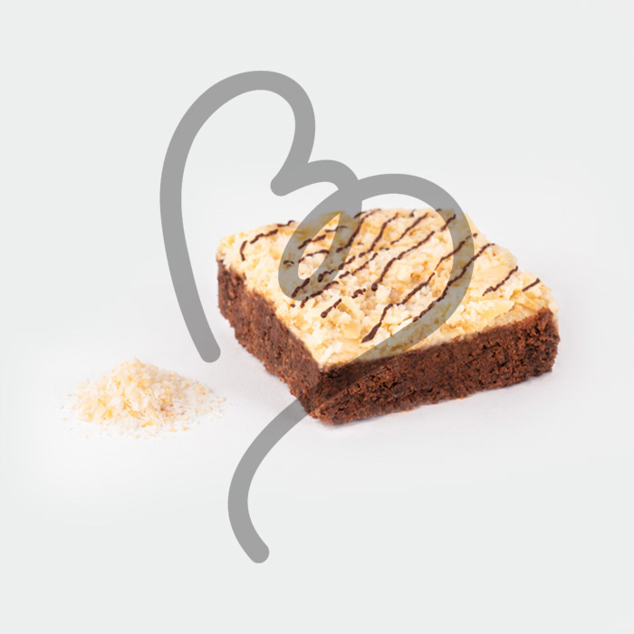 Toasted Almond & Macaron Brownie