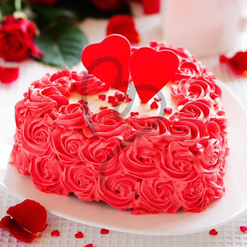 Valentine Ombre Cake