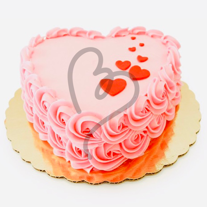 Valentine Rosette Cake